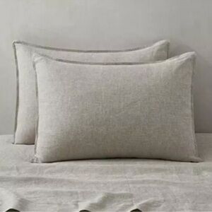King Linen Pillowcase Natural Ecru Atlinia